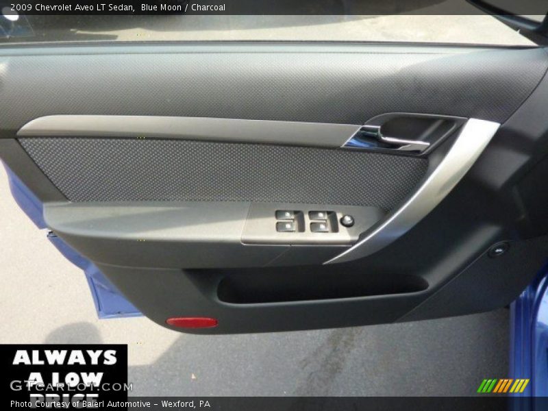 Blue Moon / Charcoal 2009 Chevrolet Aveo LT Sedan
