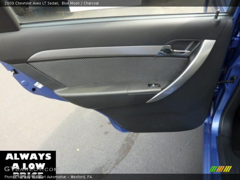 Blue Moon / Charcoal 2009 Chevrolet Aveo LT Sedan