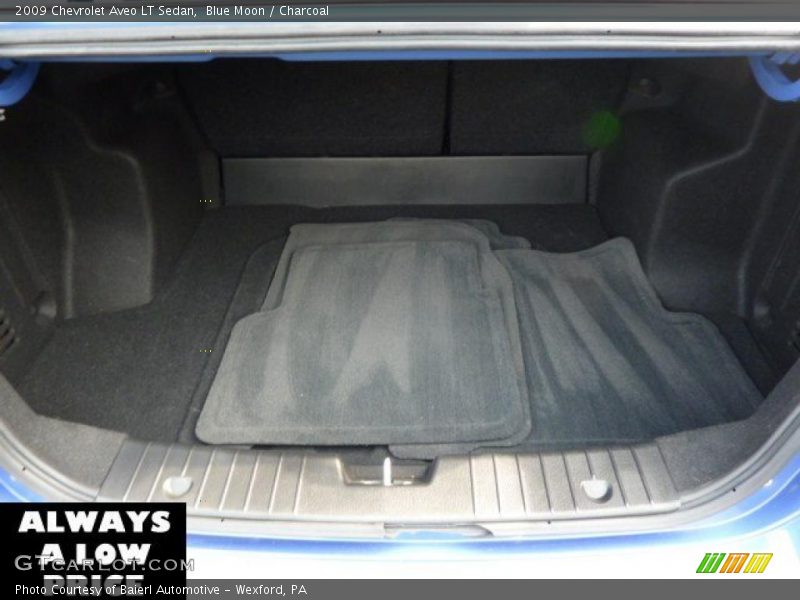 Blue Moon / Charcoal 2009 Chevrolet Aveo LT Sedan
