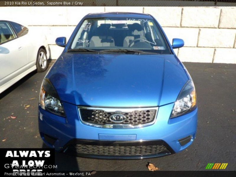 Sapphire Blue / Gray 2010 Kia Rio LX Sedan