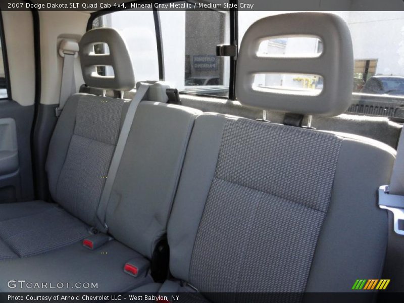 Mineral Gray Metallic / Medium Slate Gray 2007 Dodge Dakota SLT Quad Cab 4x4