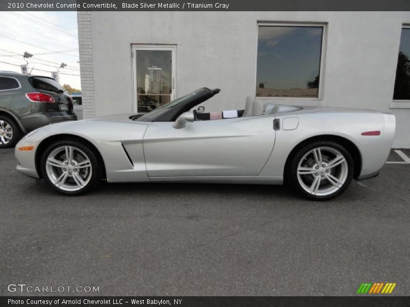  2010 Corvette Convertible Blade Silver Metallic