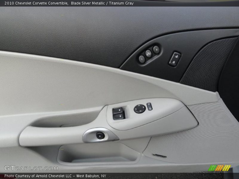 Blade Silver Metallic / Titanium Gray 2010 Chevrolet Corvette Convertible