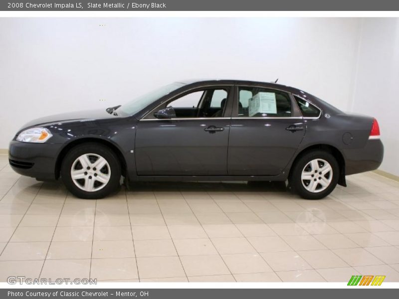 Slate Metallic / Ebony Black 2008 Chevrolet Impala LS
