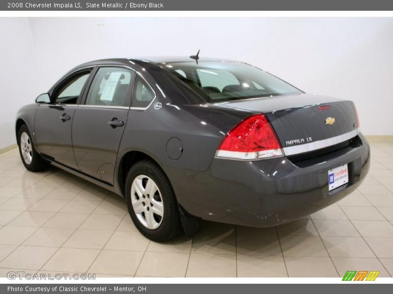 Slate Metallic / Ebony Black 2008 Chevrolet Impala LS
