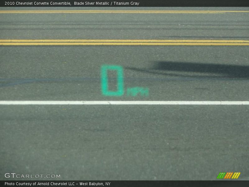Blade Silver Metallic / Titanium Gray 2010 Chevrolet Corvette Convertible