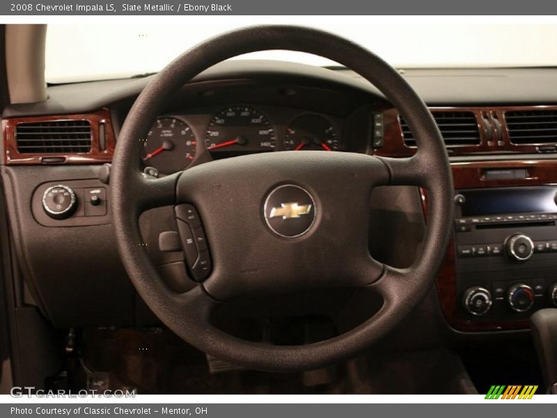 Slate Metallic / Ebony Black 2008 Chevrolet Impala LS