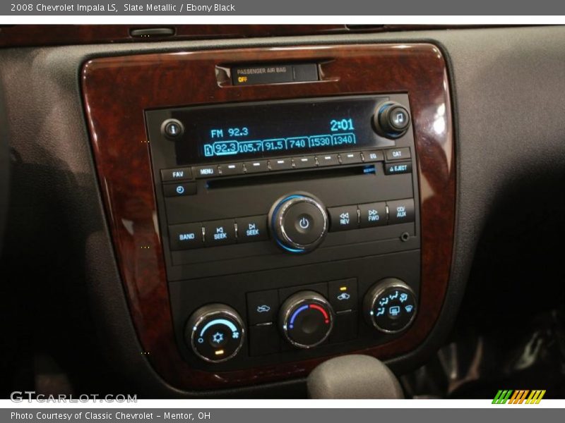 Slate Metallic / Ebony Black 2008 Chevrolet Impala LS