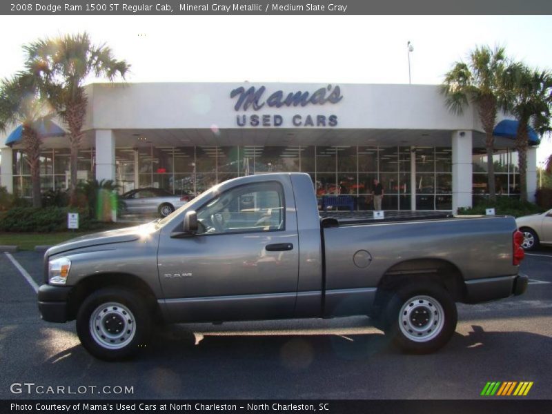 Mineral Gray Metallic / Medium Slate Gray 2008 Dodge Ram 1500 ST Regular Cab