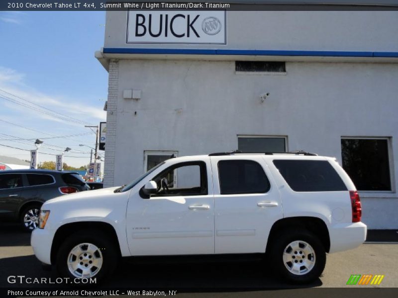 Summit White / Light Titanium/Dark Titanium 2010 Chevrolet Tahoe LT 4x4