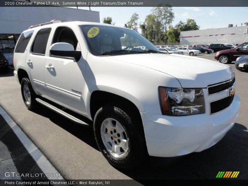 Summit White / Light Titanium/Dark Titanium 2010 Chevrolet Tahoe LT 4x4