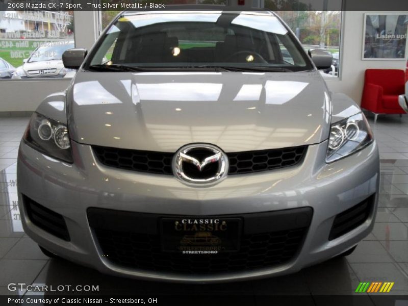 True Silver Metallic / Black 2008 Mazda CX-7 Sport