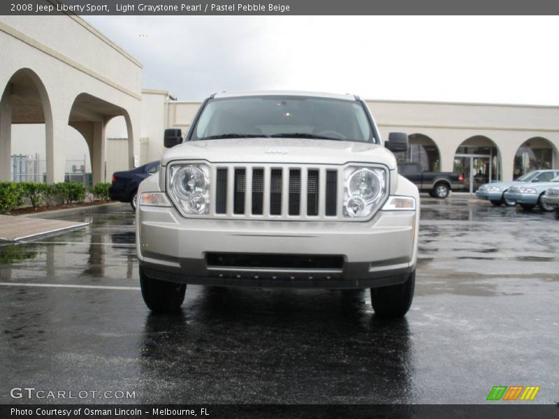 Light Graystone Pearl / Pastel Pebble Beige 2008 Jeep Liberty Sport