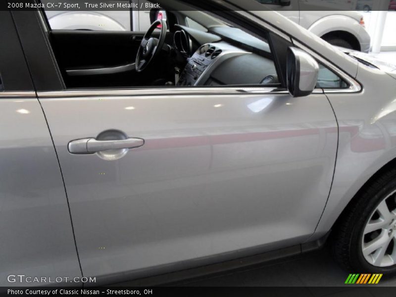 True Silver Metallic / Black 2008 Mazda CX-7 Sport