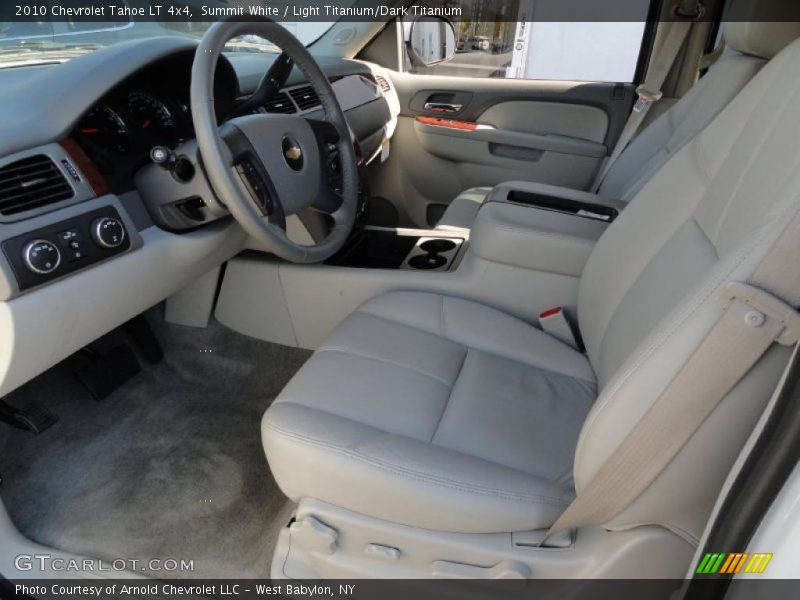 Summit White / Light Titanium/Dark Titanium 2010 Chevrolet Tahoe LT 4x4