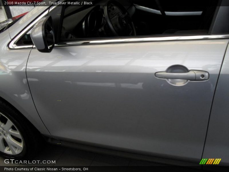 True Silver Metallic / Black 2008 Mazda CX-7 Sport