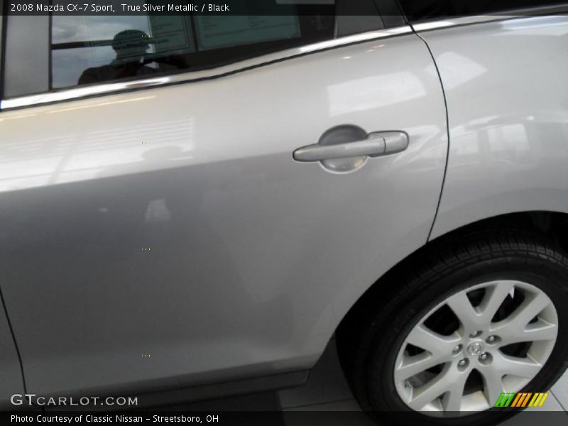 True Silver Metallic / Black 2008 Mazda CX-7 Sport