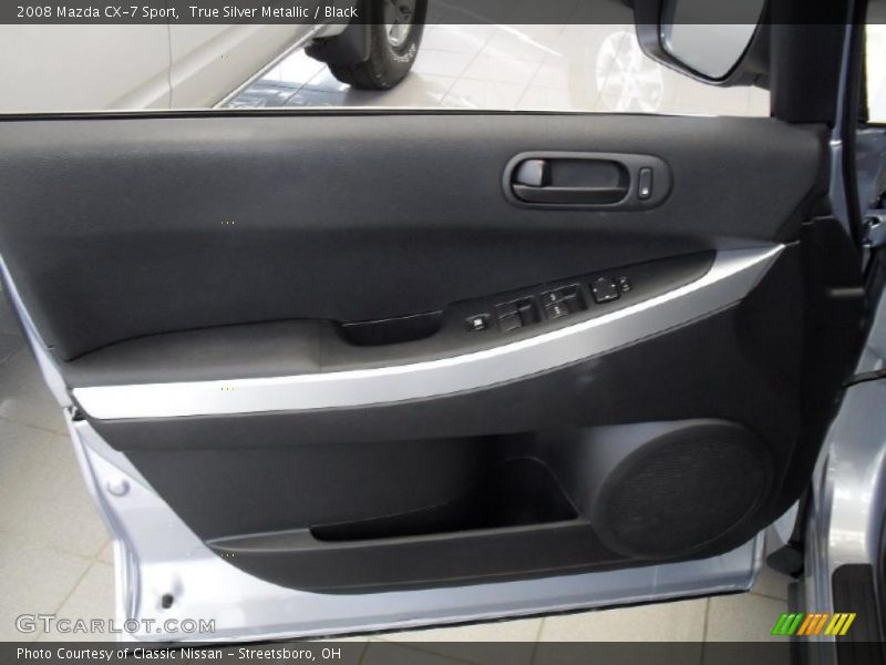 True Silver Metallic / Black 2008 Mazda CX-7 Sport