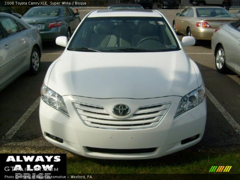 Super White / Bisque 2008 Toyota Camry XLE