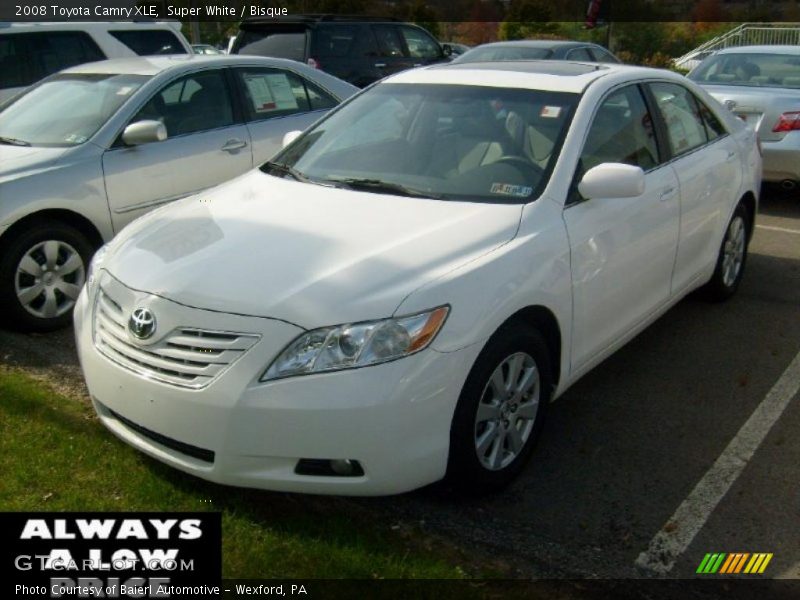 Super White / Bisque 2008 Toyota Camry XLE