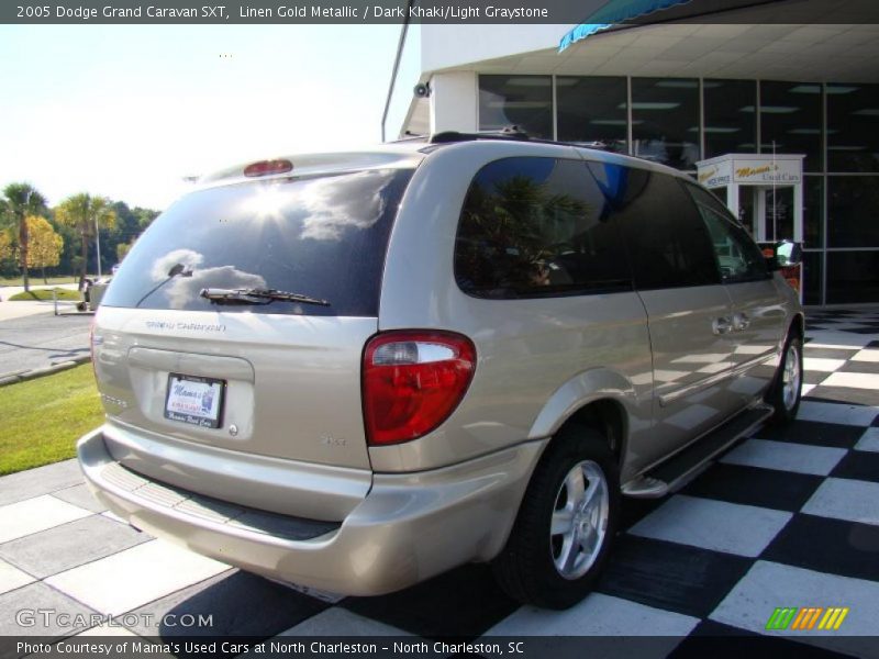 Linen Gold Metallic / Dark Khaki/Light Graystone 2005 Dodge Grand Caravan SXT