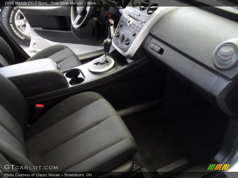 True Silver Metallic / Black 2008 Mazda CX-7 Sport