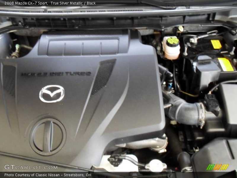 True Silver Metallic / Black 2008 Mazda CX-7 Sport