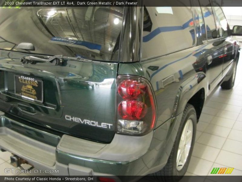 Dark Green Metallic / Dark Pewter 2003 Chevrolet TrailBlazer EXT LT 4x4