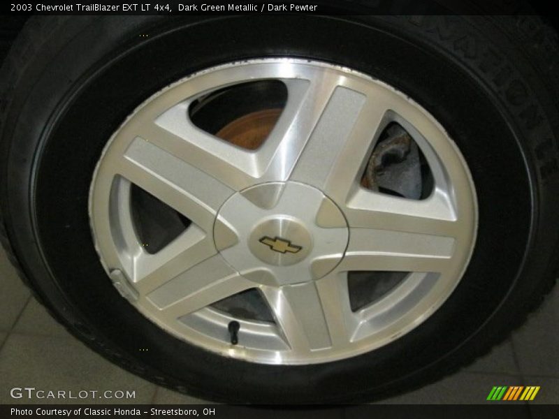 Dark Green Metallic / Dark Pewter 2003 Chevrolet TrailBlazer EXT LT 4x4