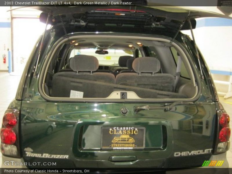 Dark Green Metallic / Dark Pewter 2003 Chevrolet TrailBlazer EXT LT 4x4