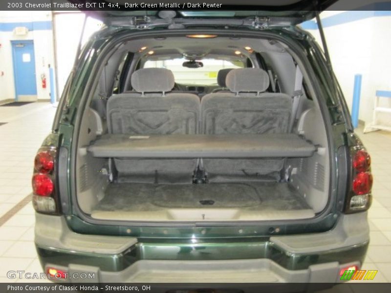 Dark Green Metallic / Dark Pewter 2003 Chevrolet TrailBlazer EXT LT 4x4