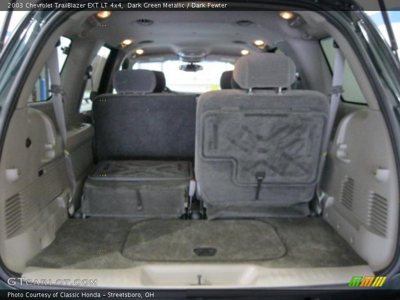 Dark Green Metallic / Dark Pewter 2003 Chevrolet TrailBlazer EXT LT 4x4
