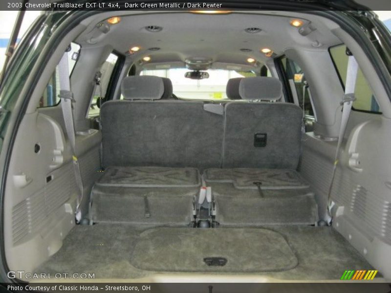 Dark Green Metallic / Dark Pewter 2003 Chevrolet TrailBlazer EXT LT 4x4