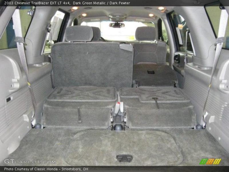 Dark Green Metallic / Dark Pewter 2003 Chevrolet TrailBlazer EXT LT 4x4