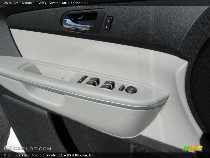 Summit White / Cashmere 2010 GMC Acadia SLT AWD