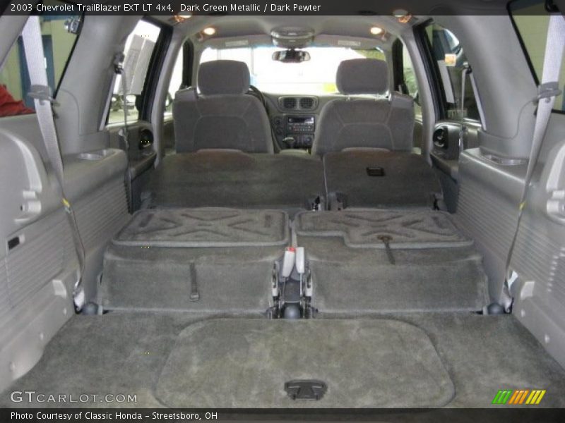 Dark Green Metallic / Dark Pewter 2003 Chevrolet TrailBlazer EXT LT 4x4