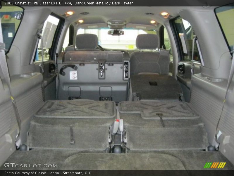 Dark Green Metallic / Dark Pewter 2003 Chevrolet TrailBlazer EXT LT 4x4