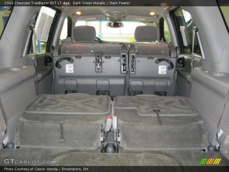 Dark Green Metallic / Dark Pewter 2003 Chevrolet TrailBlazer EXT LT 4x4
