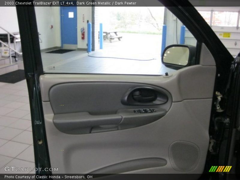 Dark Green Metallic / Dark Pewter 2003 Chevrolet TrailBlazer EXT LT 4x4