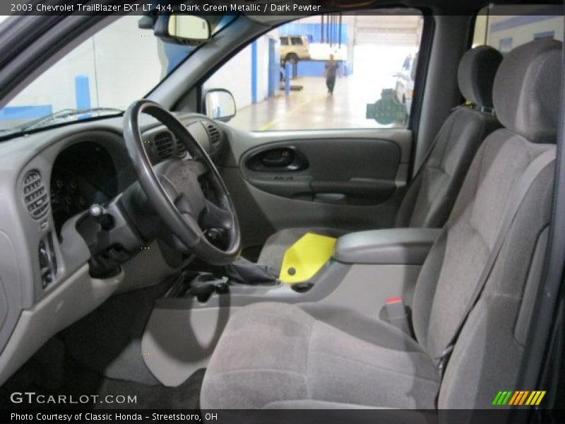 Dark Green Metallic / Dark Pewter 2003 Chevrolet TrailBlazer EXT LT 4x4
