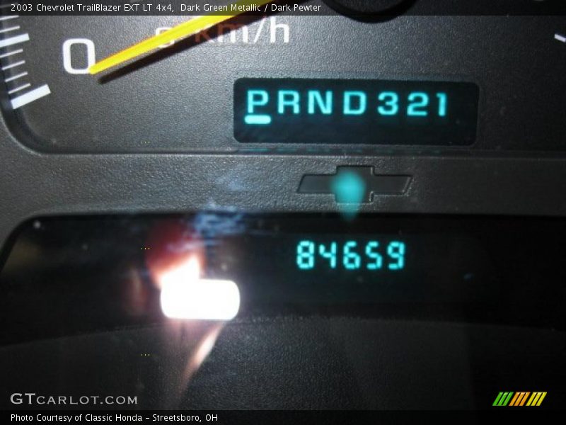Dark Green Metallic / Dark Pewter 2003 Chevrolet TrailBlazer EXT LT 4x4