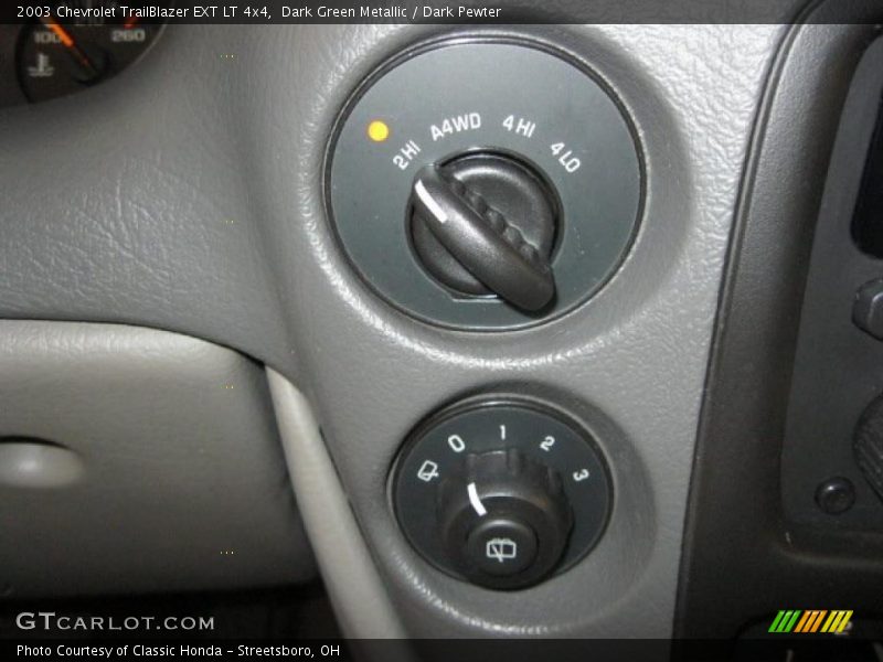 Dark Green Metallic / Dark Pewter 2003 Chevrolet TrailBlazer EXT LT 4x4