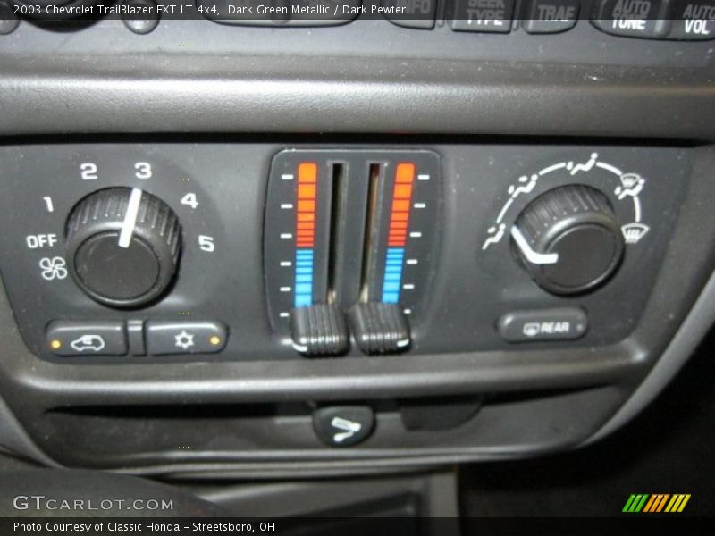 Dark Green Metallic / Dark Pewter 2003 Chevrolet TrailBlazer EXT LT 4x4