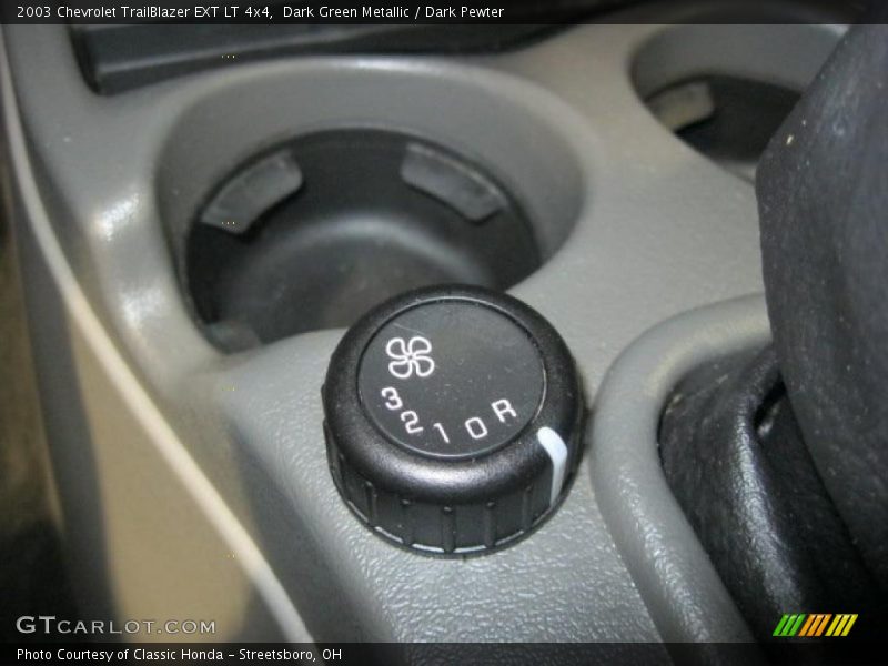 Dark Green Metallic / Dark Pewter 2003 Chevrolet TrailBlazer EXT LT 4x4