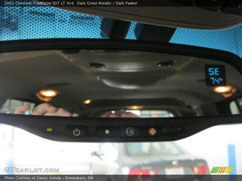 Dark Green Metallic / Dark Pewter 2003 Chevrolet TrailBlazer EXT LT 4x4