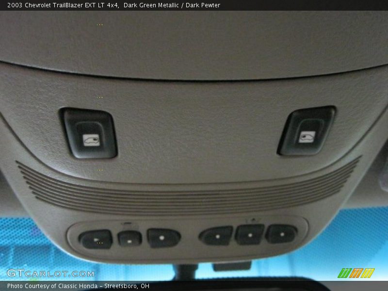Dark Green Metallic / Dark Pewter 2003 Chevrolet TrailBlazer EXT LT 4x4