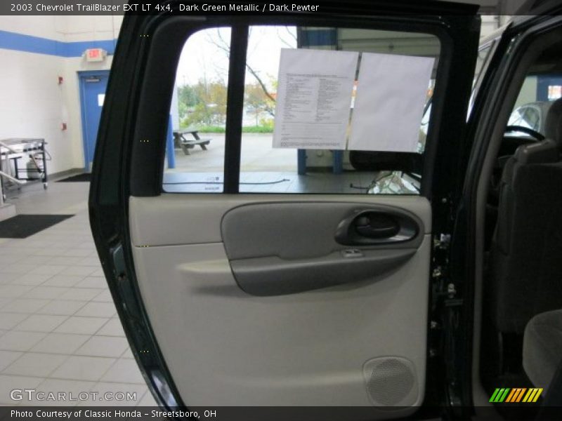 Dark Green Metallic / Dark Pewter 2003 Chevrolet TrailBlazer EXT LT 4x4