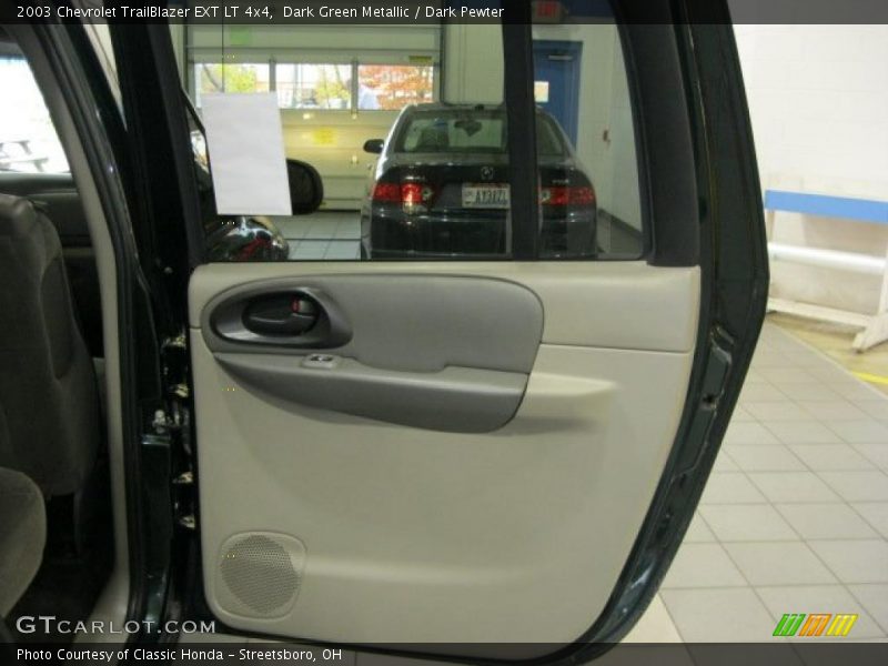 Dark Green Metallic / Dark Pewter 2003 Chevrolet TrailBlazer EXT LT 4x4