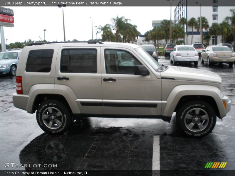 Light Graystone Pearl / Pastel Pebble Beige 2008 Jeep Liberty Sport