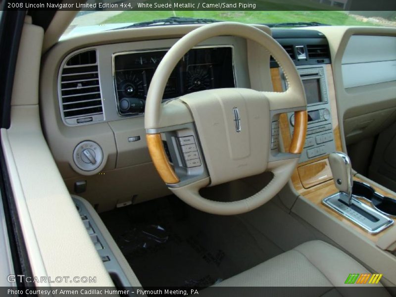  2008 Navigator Limited Edition 4x4 Camel/Sand Piping Interior